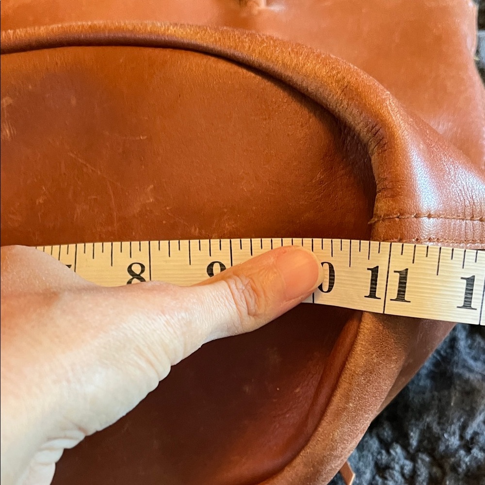 Madewell Tan Leather Tote with Tassels - Picture 8 of 12